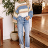 RISEN Ellie High Waist Straight Leg Cuffed Jean Image - 1