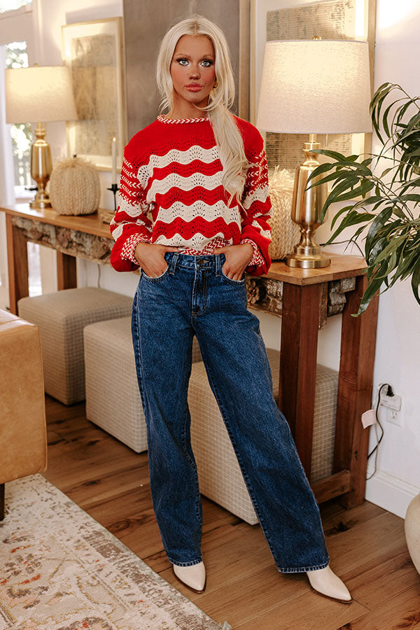 JUST USA Genesis High Waist Straight Leg Jean in Dark Wash Image - 1
