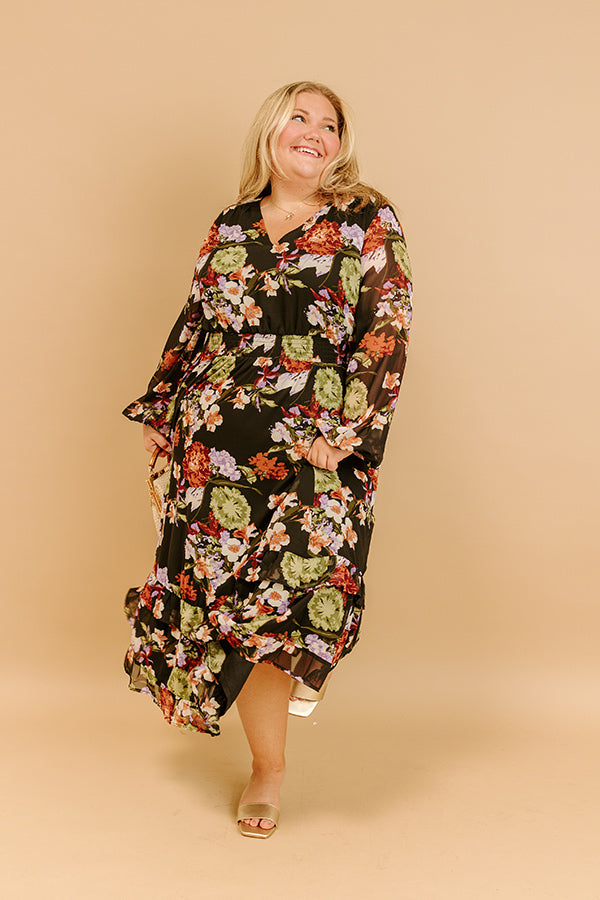 Vineyard Stroll Floral Midi Curves Image 2