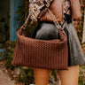 Timeless Treasures Faux Leather Tote in Chocolate Image - 1