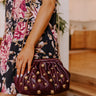 Posh Mindset Faux Leather Purse in Windsor Wine Image - 1