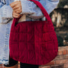Always In Style Quilted Purse in Wine Image - 1