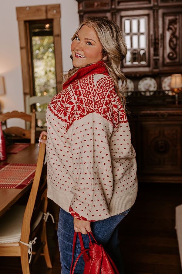 First Snowfall Knit Sweater Curves Image - 3