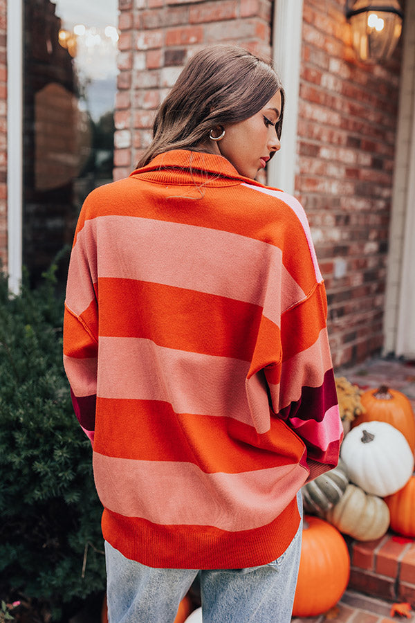 Picking Pumpkins Stripe Sweater Image - 2