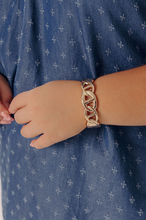 Uptown Elegance Bangle Bracelet