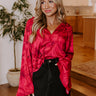 Chic Cityscape Satin Top Image - 1