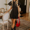 She's Unforgettable Mini Dress in Black Image - 1