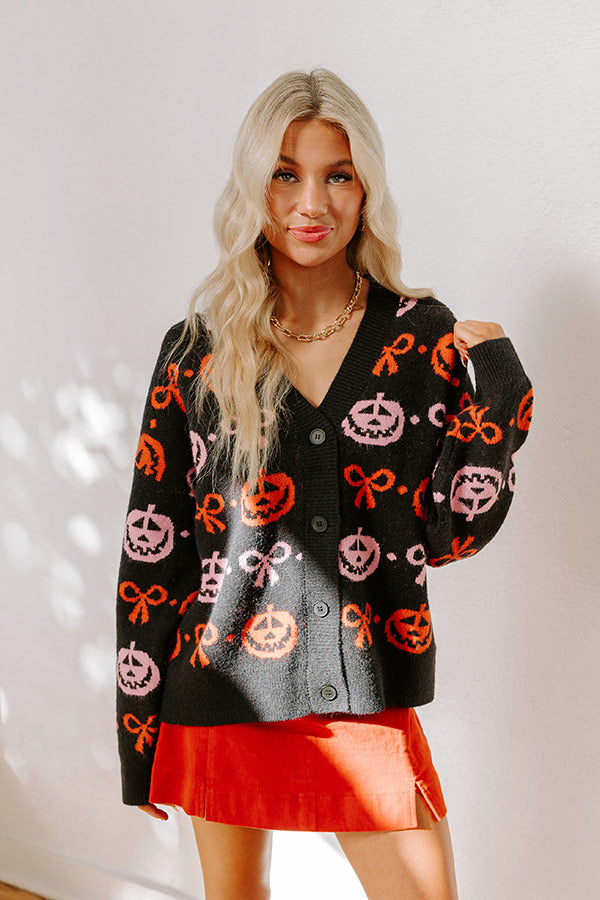 Pumpkin Patch Pretty Knit Cardigan Image - 1