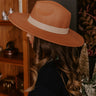 Fall Vibes Felt Fedora in Tan Image - 1