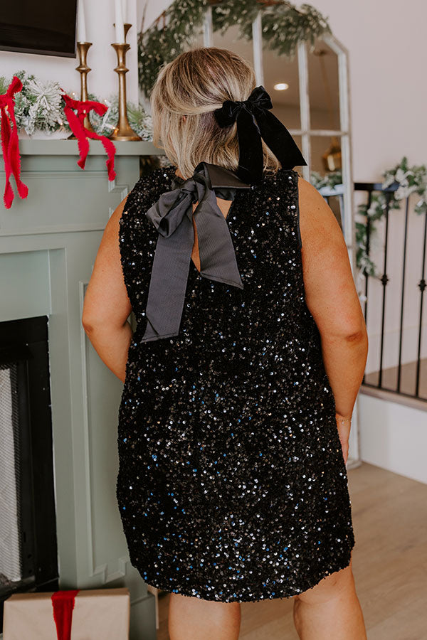Glam Lifestyle Sequin Mini Dress Curves Image - 2