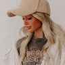 Easy To Style Sherpa Baseball Cap in Iced Latte Image - 1
