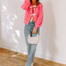 Cute Energy Front Tie Knit Cardigan Image - 1
