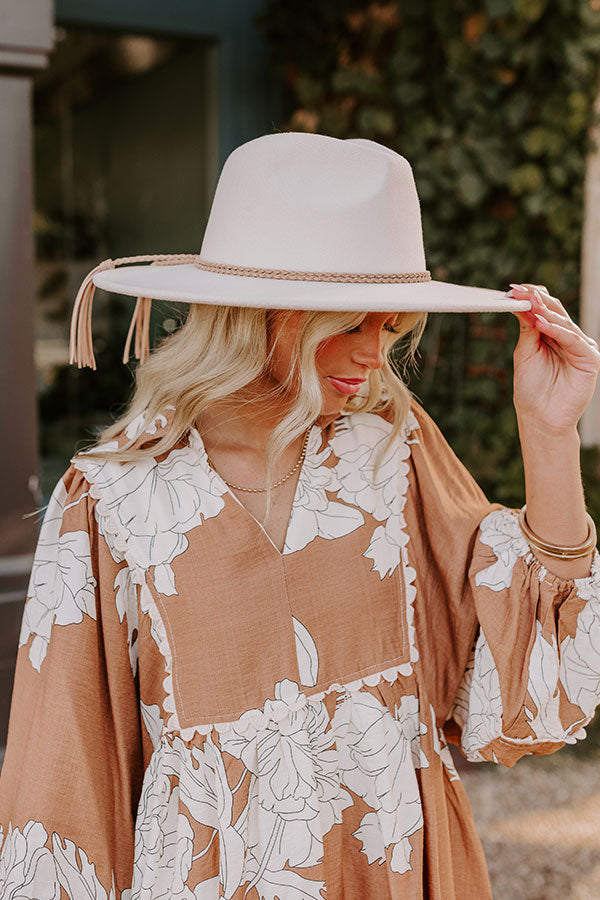 Chasing Sunsets Felt Fedora in Ivory Image - 2