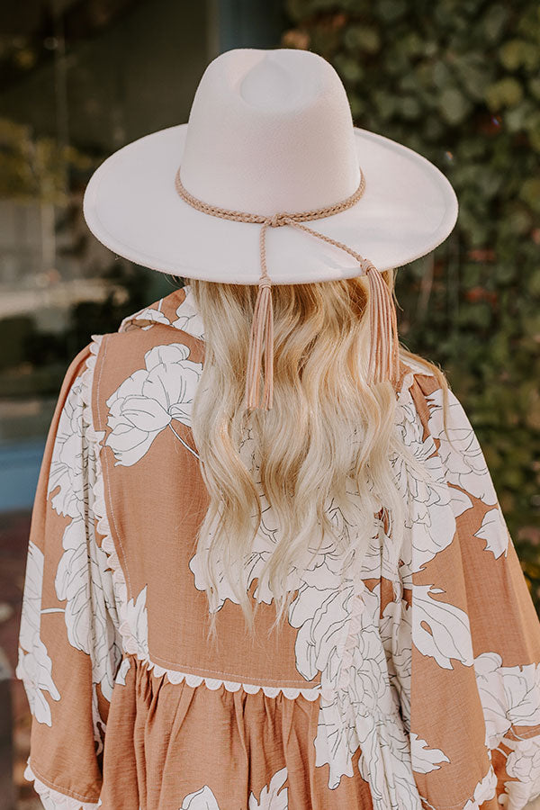 Chasing Sunsets Felt Fedora in Ivory Image - 3