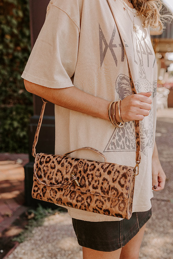 Exclusive Party Faux Leather Purse in Leopard Image - 2