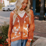 Autumn Charm Floral Embroidered Cardigan Image - 1