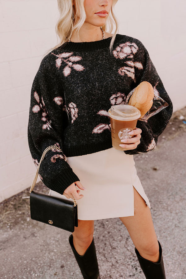 Cozier Than Ever Wool-Blend Sweater in Black Image - 3