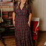 Polished Perfection Plaid Maxi Dress in Navy Curves Image - 1
