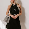 Chic Coquette Halter Mini Dress Image - 1