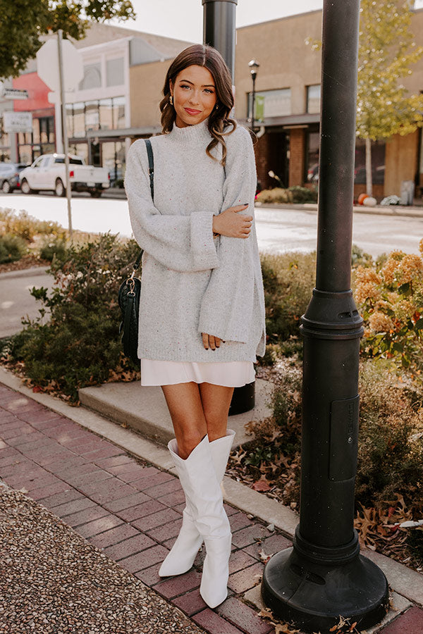 Cool Weather Confetti Knit Sweater Image - 1