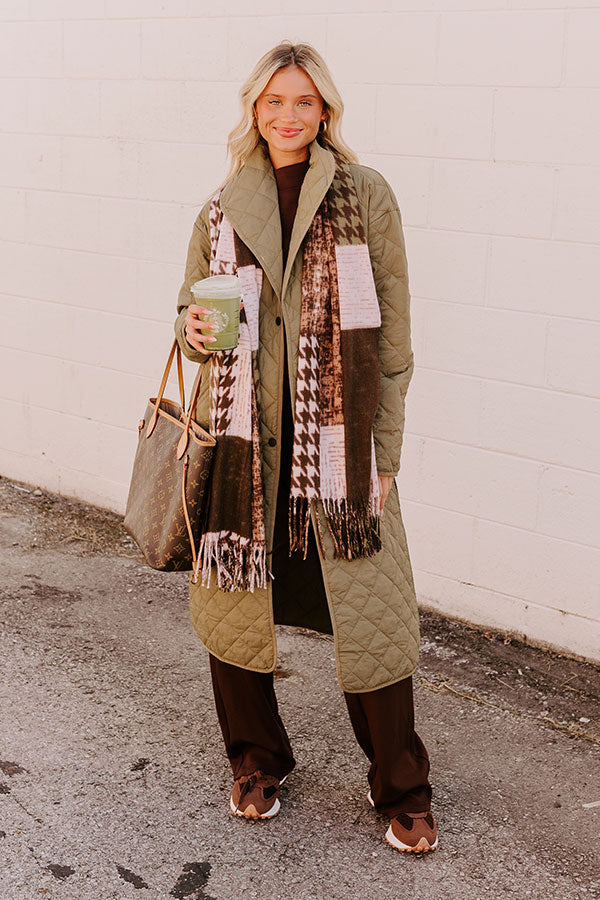 Falls First Chill Scarf in Martini Olive Image - 3