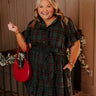 Apple Orchard Dreaming Plaid Mini Dress Curves Image - 1