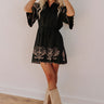 Secret Garden Embroidered Mini Dress Image - 1