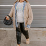 Cafe Cuddles Knit Jacket Curves Image - 1