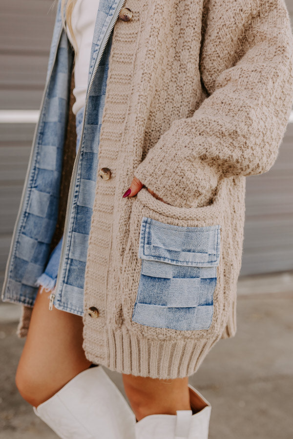 Cafe Cuddles Knit Jacket Image - 2