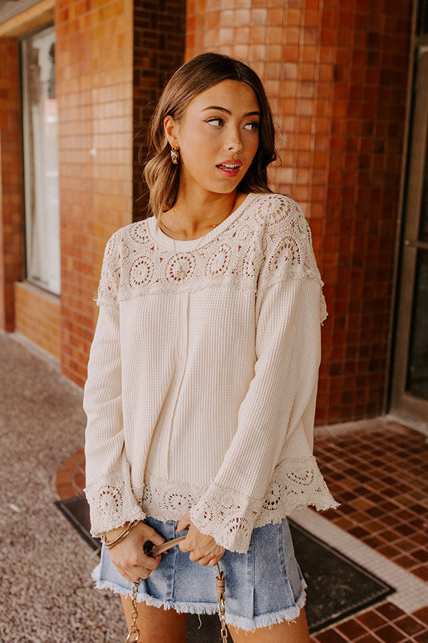 Boho Feeling Crochet Top Image - 4