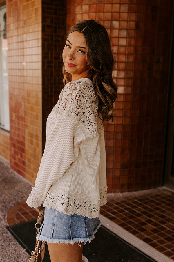 Boho Feeling Crochet Top Image - 5