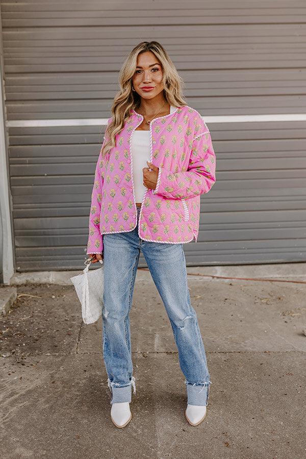 Floral Fields Quilted jacket Image - 1