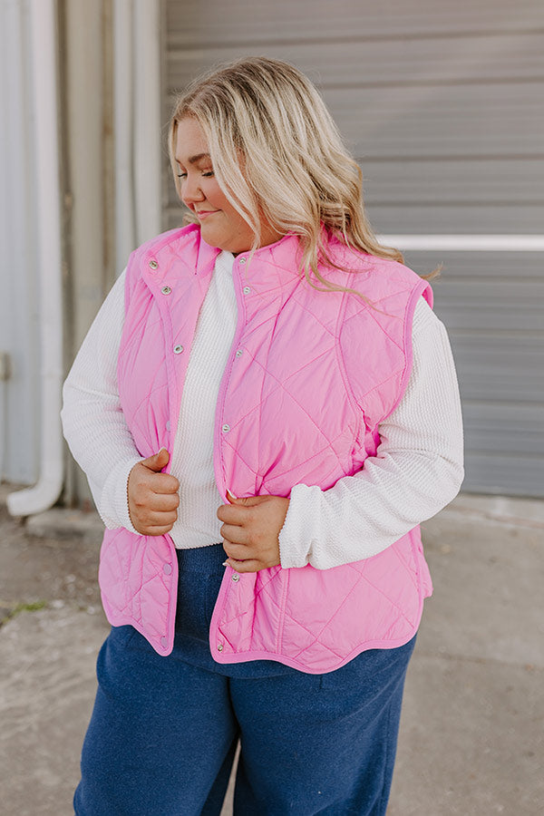 Aspen Plans Quilted Vest Curves Image - 2