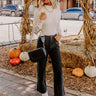 Crisp Mornings Ribbed Top in Ivory Image - 1