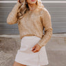 Golden Glow Knit Metallic Sweater Image - 1