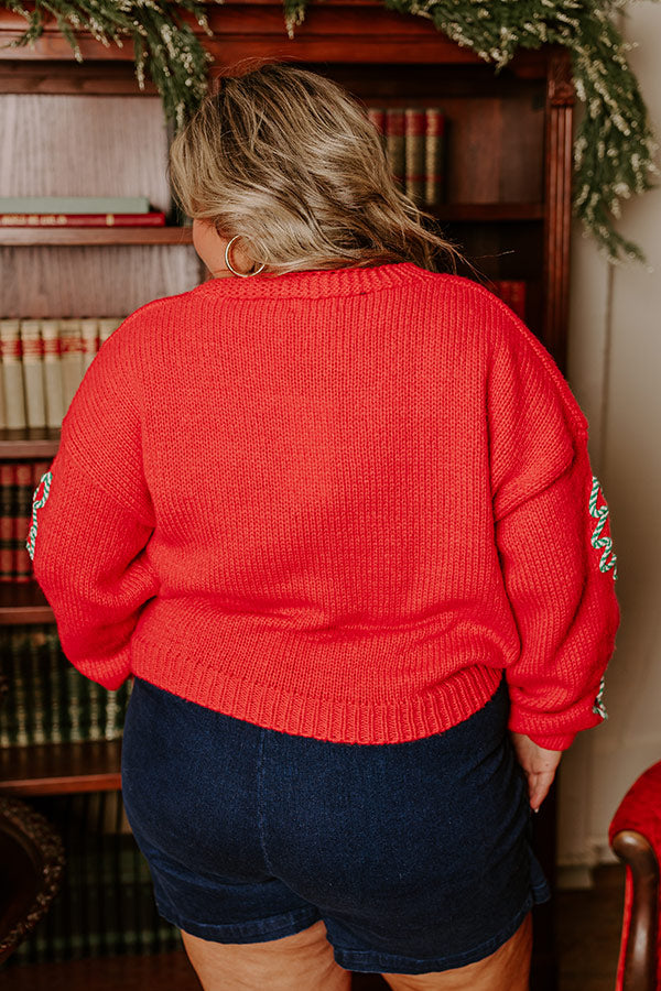 Oh Christmas Tree Knit Cardigan Curves Image - 5
