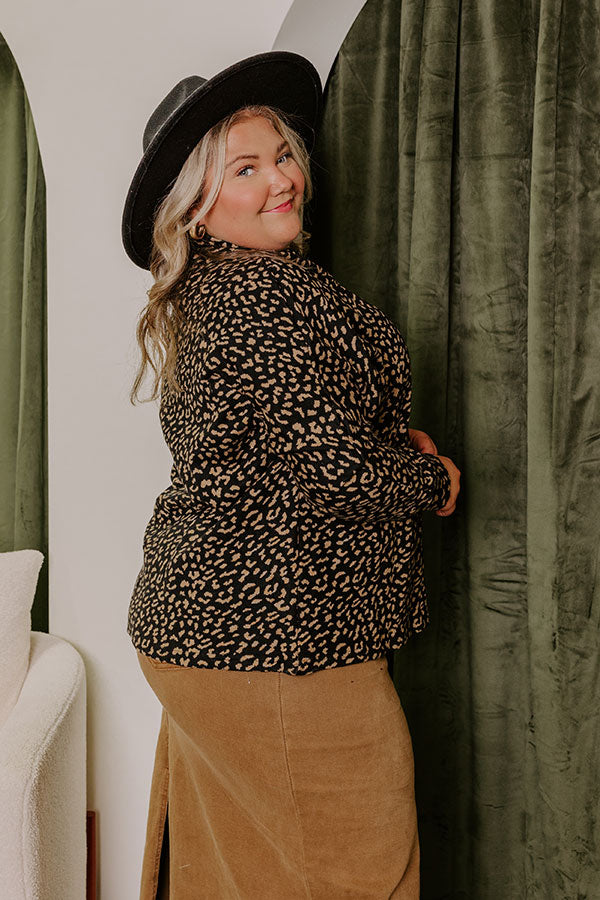 Charming Encounters Knit Sweater Top Curves Image - 5