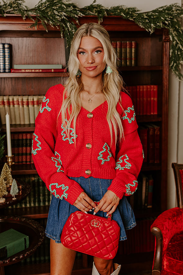Oh Christmas Tree Knit Cardigan Image - 3