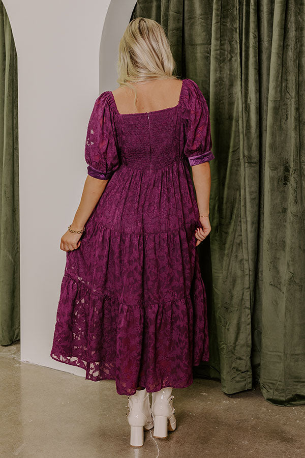 Tuscan Vineyard Jacquard Midi Image - 5