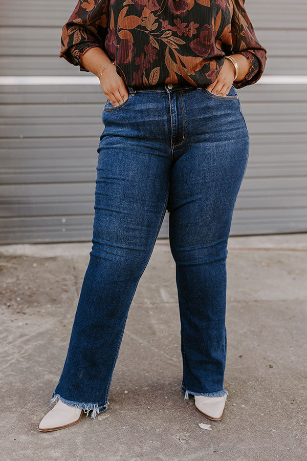 JUDY BLUE Ellison High Waist Bootcut Jean Curves Image - 2