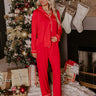 Early Morning Pajama Pants in Red Image - 1