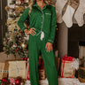 Early Morning Pajama Pants in Green Image - 1