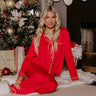 Early Morning Pajama Top in Red Image - 1