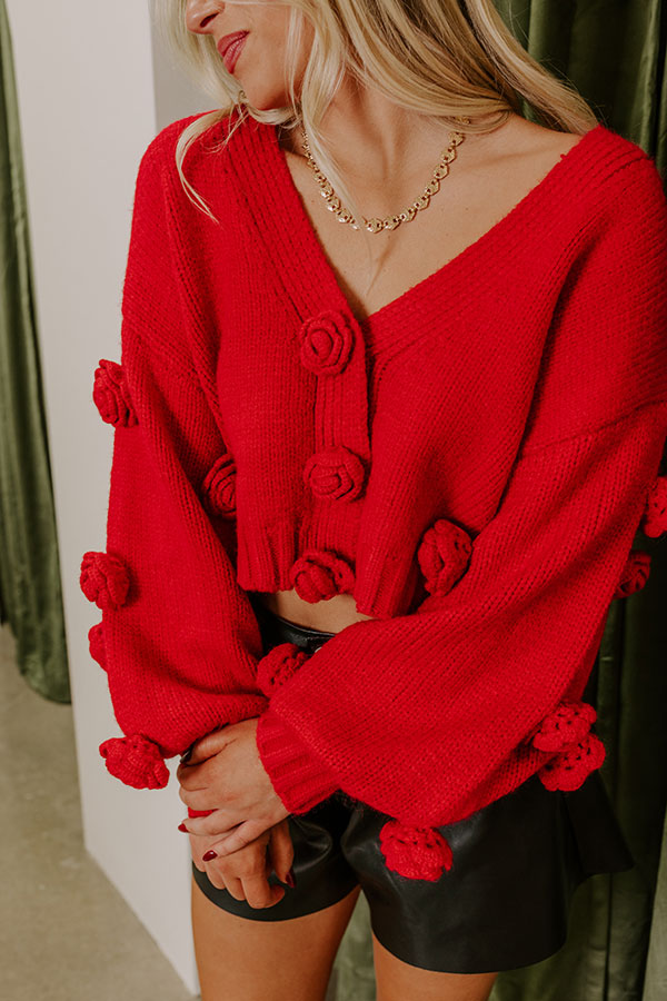 The Final Rose Knit Sweater Top Image - 3