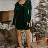 Vino At Midnight Velvet Mini Dress Image - 1