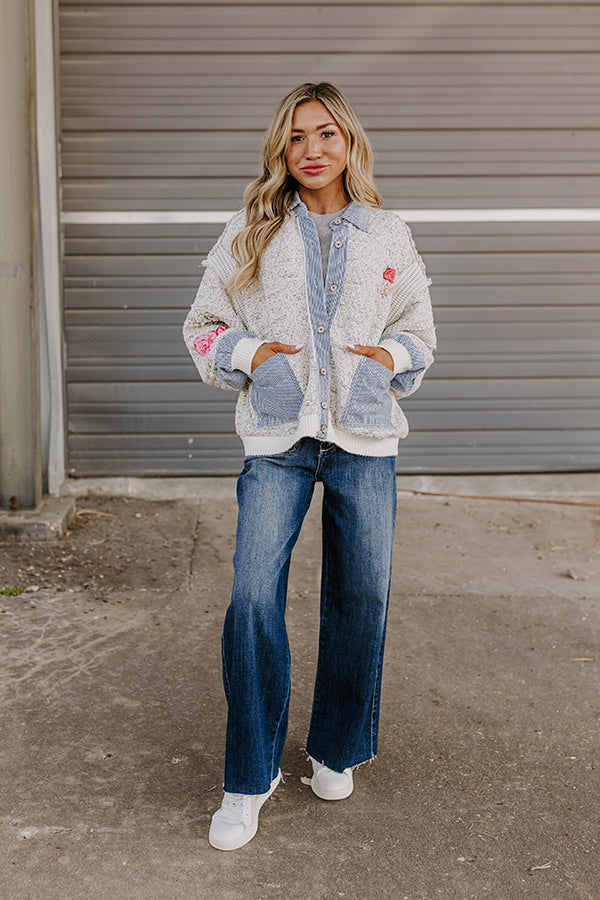 Keeping Cozy Quilted Jacket in Ivory Image - 5