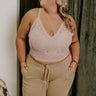 The Skye Longline Lace Bralette in Light Mocha Curves Image - 1
