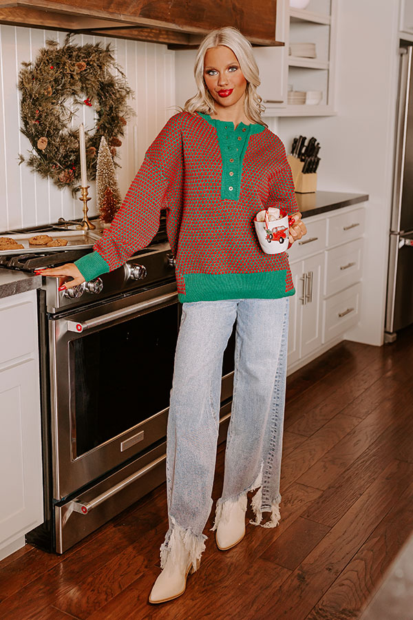 Feeling Festive Knit Sweater Image - 2