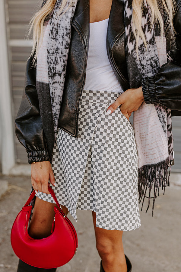 Check It Out High Waist Skort Image - 1