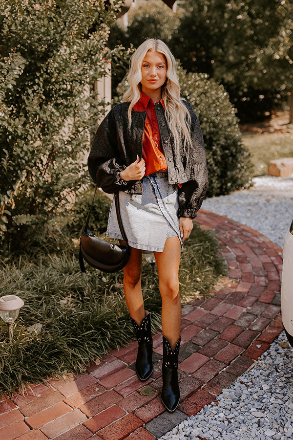 The Evelyn High Waist Asymmetrical Skort Image - 4